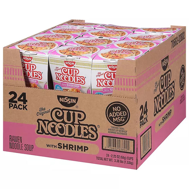 Nissin Cup Noodles with Shrimp (2.25 oz)