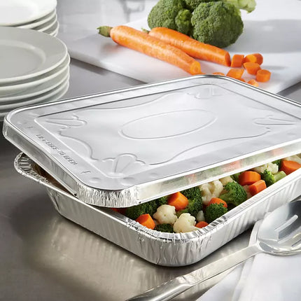 Member's Mark Aluminum Steam Table Lids, Half Size