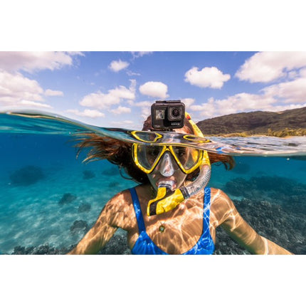 Body Glove Passage Adult Swimming Diving Mask and Snorkel Combo, GoPro Mount on Mask, Yellow
