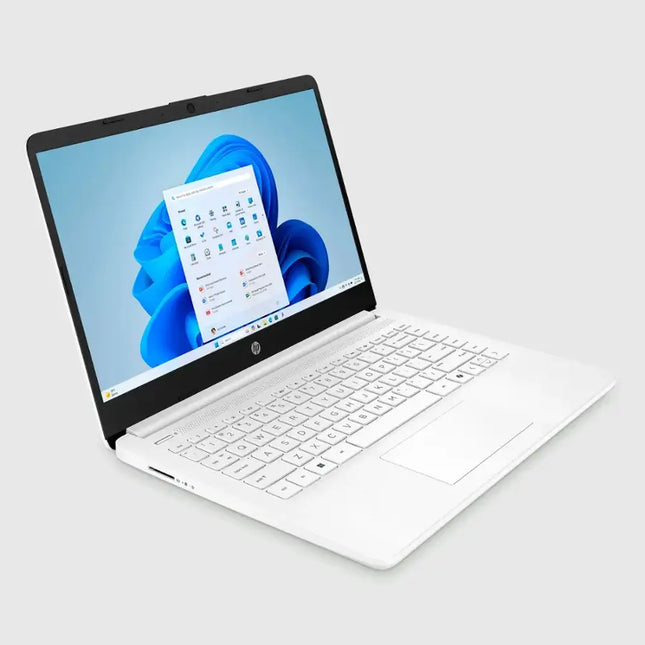 HP - 14" Laptop - Intel Celeron - 4GB Memory - 64GB eMMC - White
