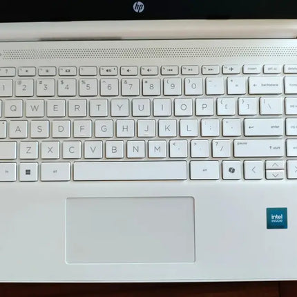 HP - 14" Laptop - Intel Celeron - 4GB Memory - 64GB eMMC - White