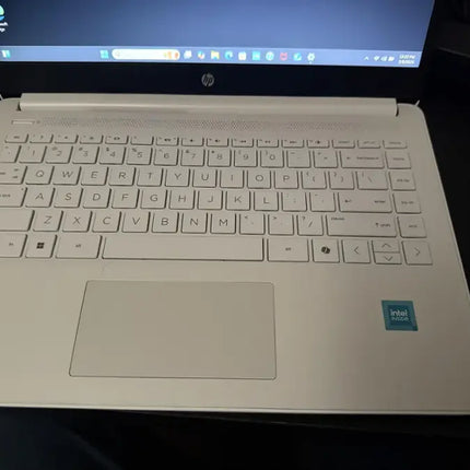 HP - 14" Laptop - Intel Celeron - 4GB Memory - 64GB eMMC - White