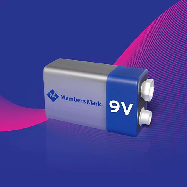 Members Mark Alkaline 9V Batteries