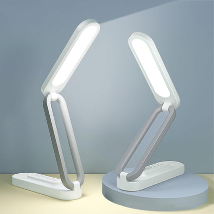 Giryuhd LED Desk Lamp for Office Home & Battery Operated Lamp Rechargeable Lamp Foldable & Portable Light, LED Desk Light Strip, 3 Brightness Dimmable Small Desk Lamp Wireless Reading Lamp