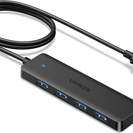 UGREEN USB 3.0 Hub, 4 Ports USB A Splitter Ultra-Slim USB Expander for Mouse, Keyboard, Flash Drive, U Disk, Printer Compatible with Laptop, Desktop PC, Xbox, PS5, and More