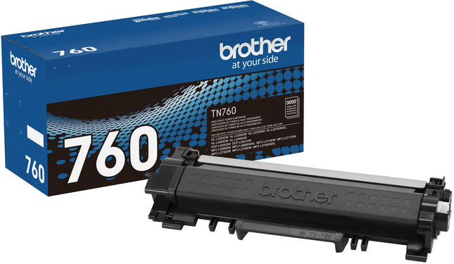 Brother - TN760 High-Yield Toner Cartridge - Black.