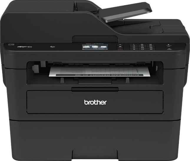 Brother - MFC-L2750DW Wireless Black-and-White All-In-One Refresh Subscription Eligible Laser Printer - Gray