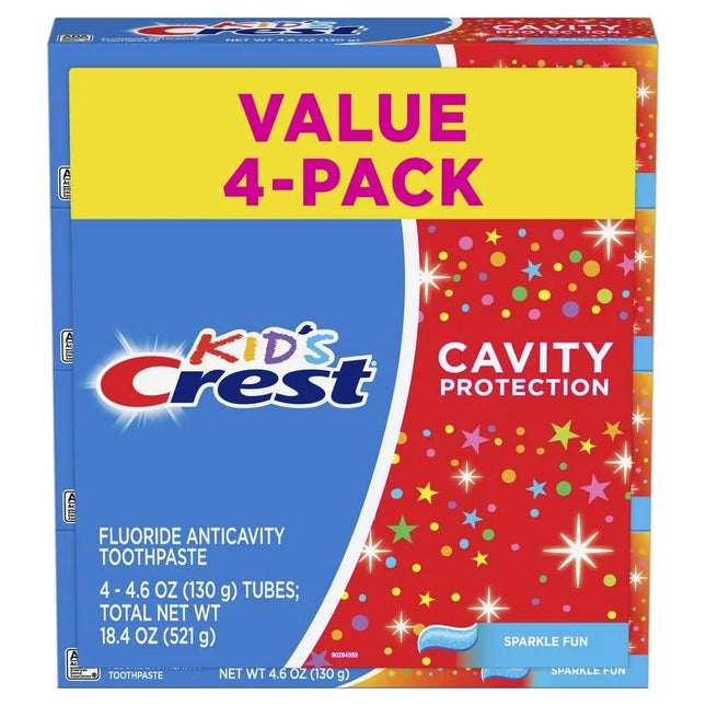 Crest Kids Cavity Protection Toothpaste, Sparkle Fun Flavor, 4.6 oz