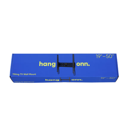 onn. Tilting TV Wall Mount for 19'' to 50'' TVs, up to 12� Tilting