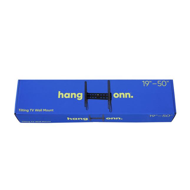 onn. Tilting TV Wall Mount for 19'' to 50'' TVs, up to 12� Tilting