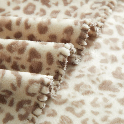 Mainstay Multicolor Abstract Leopard Fleece Throw Blanket, Standard Throw