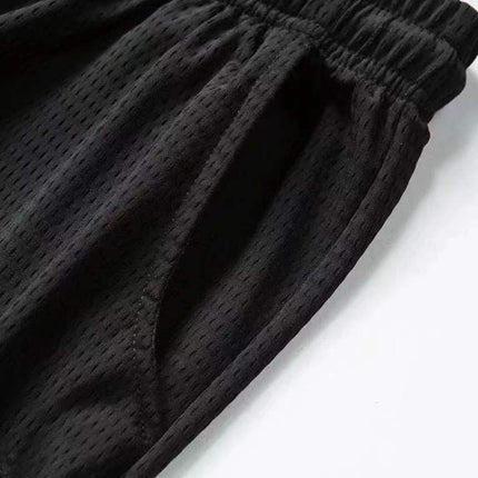 Men Summer Quick-drying Ice Silk Sports Slack Shorts, Size: M(Breathable Mesh)
