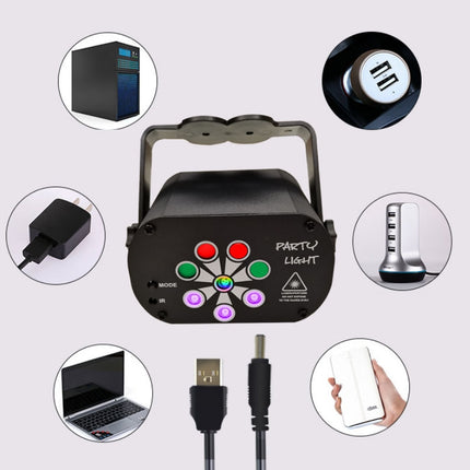 R90 8W UV Mini Laser Light Sound Control Induction Stage Atmosphere Light Bar KTV Laser Light�