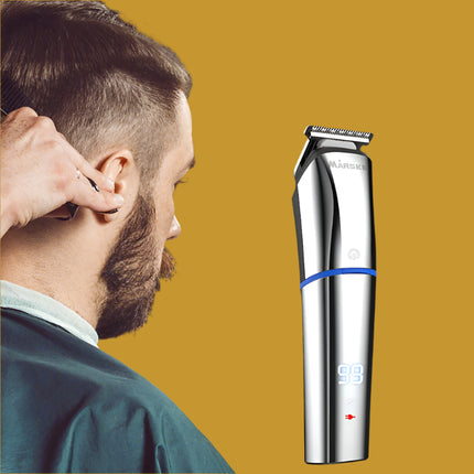 MARSKE 6 In 1 Hair Clipper Grooming Set Rechargeable Razor Carving Nose Hair Trimmer US Plug