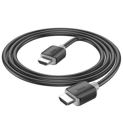hoco US08 HDTV 2.0 Male to Male 4K HD Data Cable, Cable Length:1m(Black)