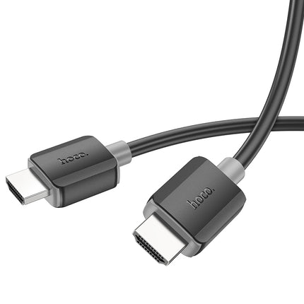 hoco US08 HDTV 2.0 Male to Male 4K HD Data Cable, Cable Length:1m(Black)