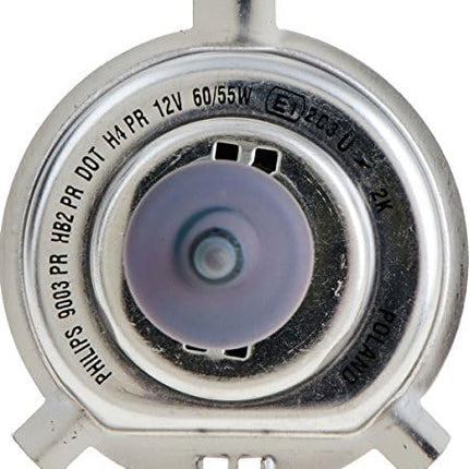 Philips 9003 Vision Upgrade Headlight Bulb with up to 30% More Vision, 2 Pack Cool White