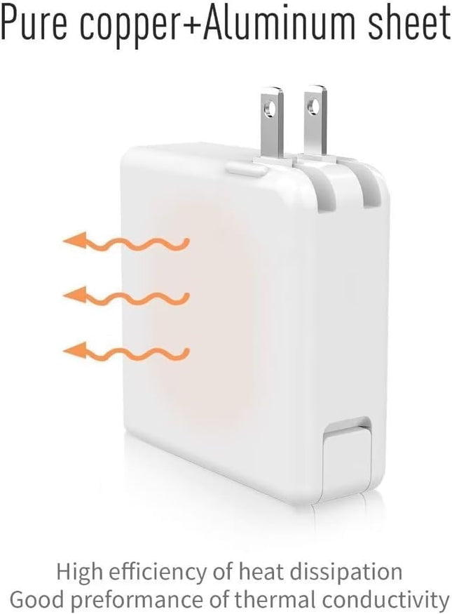 MacBook Pro Charger, Replacement for 13-inch MacBook Pro Display (Before Mid 2012), 60W AC Adapter L-Tip Connector