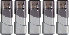 PNY 64GB Turbo Attaché 3 USB 3.0 Flash Drive, Silver