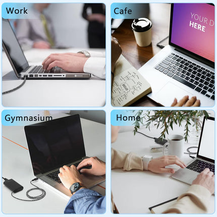 New Slim HP 65W USB C Charger, Compatible with HP EliteBook 830 840 845 865 640 650 1040 G8 G10 ZBook Firefly 14 16 G10 Envy x360 15 Pavilion Plus Laptop Elite Power Adapter Supply Cord
