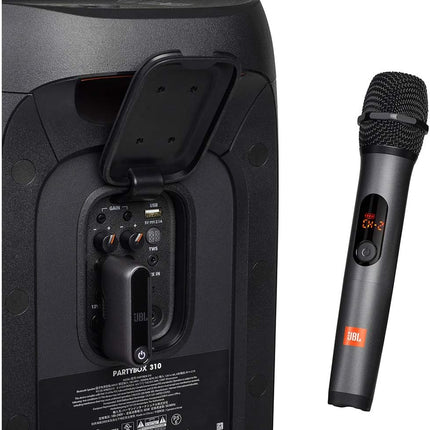 JBL Wireless Two Microphone System with Dual-Channel Receiver, Black