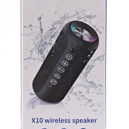Ortizan Portable Bluetooth Speakers, IPX7 Waterproof Wireless Speaker with 24W Loud Stereo Sound, Deep Bass, Bluetooth 5.3, RGB Lights, Dual Pairing, 30H Playtime for Home, Outdoor, Party, Beach