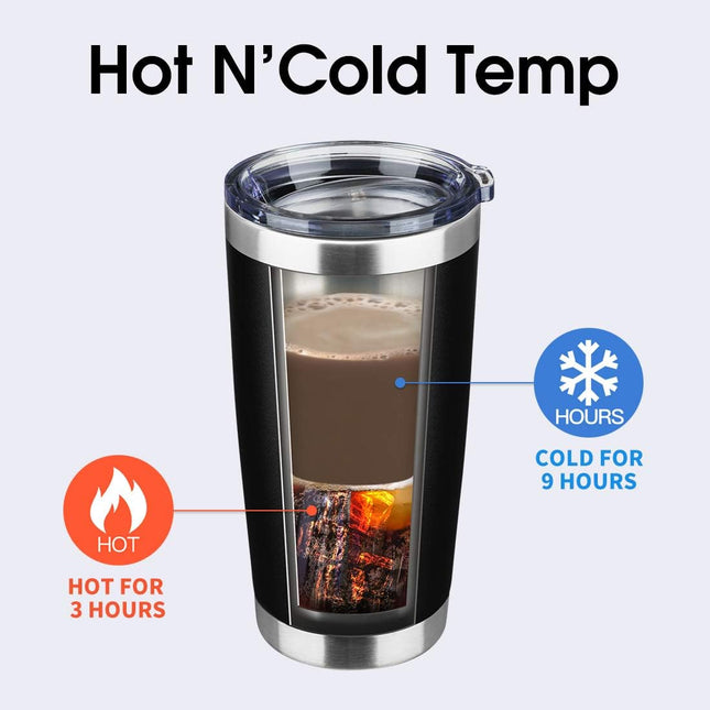 EcoMozz 20oz Tumbler Bulk Stainless Steel Vacuum Insulated Tumblers with Lid Double Wall Travel Mug, Durable PowderCoated Coffee Cup, Suitable for Ice Drinks and Hot Beverage