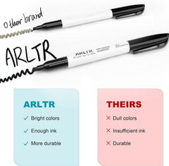 ARLTR Dry Erase Markers Bulk, Black Whiteboard Markers with Chisel Tip, Low Odor Dry Erase Markers forSchool Office Home
