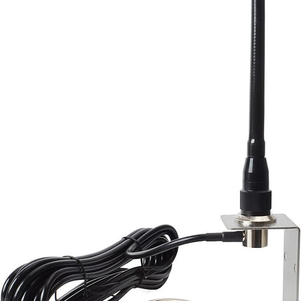 HYS VHF Marine Antenna Low-Profile 156-163Mhz Antennas W/16.4ft(5m) RG58 Low Loss Premium Coaxial Cable with PL259