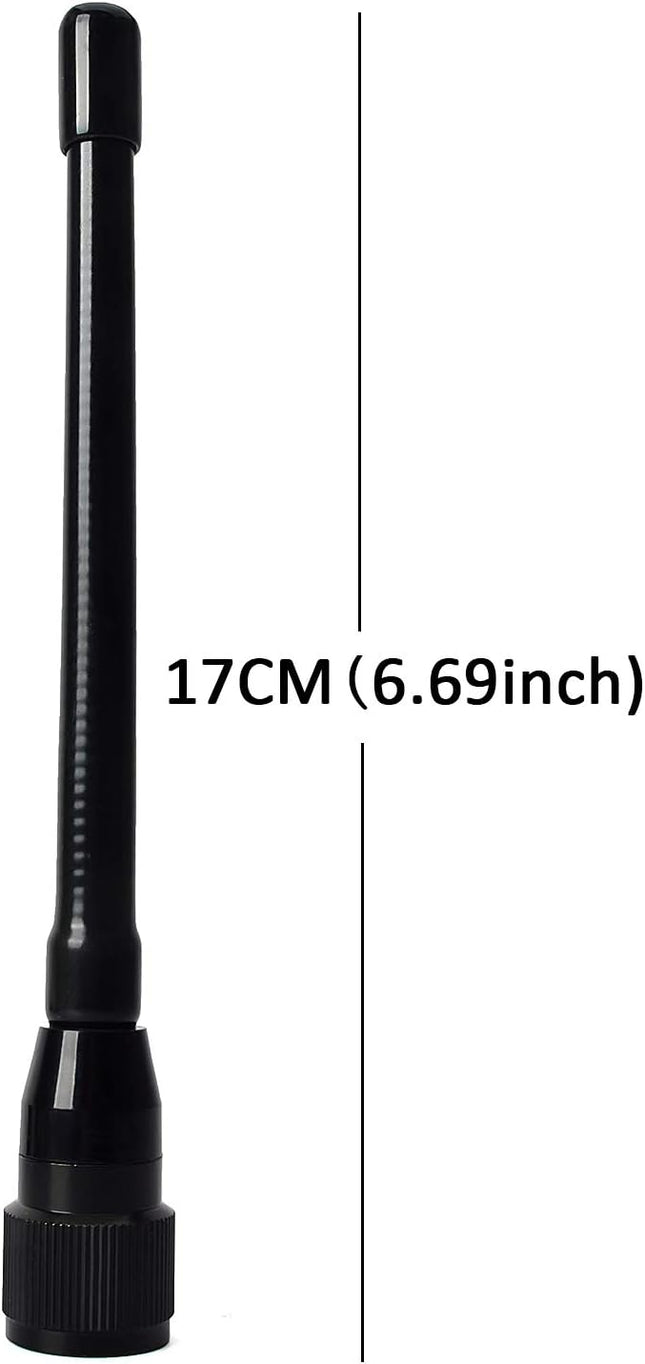 HYS VHF Marine Antenna Low-Profile 156-163Mhz Antennas W/16.4ft(5m) RG58 Low Loss Premium Coaxial Cable with PL259