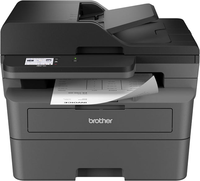 Brother MFC-L2820DW Wireless Compact Monochrome All-in-One Laser Printer with Copy, Scan and Fax, Duplex, Black &White | includes Refresh Subscription Trial(1), Amazon Dash Replenishment Ready