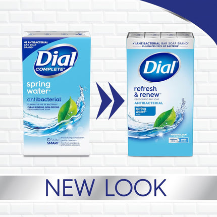Dial Antibacterial Bar Soap, Spring Water