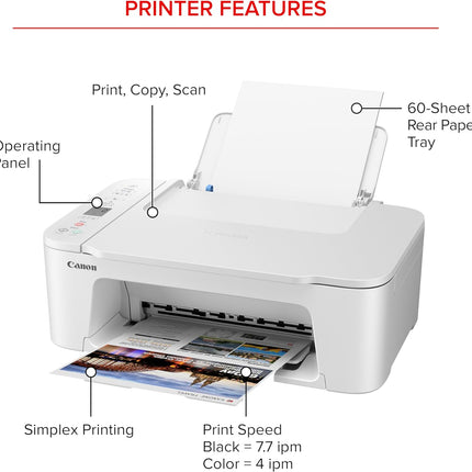 Canon PIXMA TS3720 Wireless All-in-One Printer (6671C022)