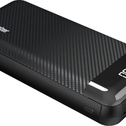 Energizer - MAX 20,000mAh 15W USB-C 3-Port Universal Portable Battery Charger/Power Bank w/ LCD screen for Smartphones & Accessories - Black