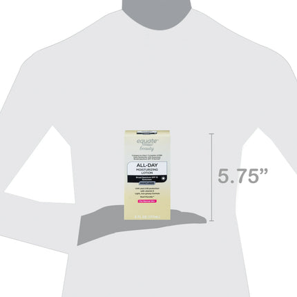 Equate All Day Moisturizing Sunscreen Lotion for Normal Skin, Broad Spectrum SPF 15, 6 fl oz