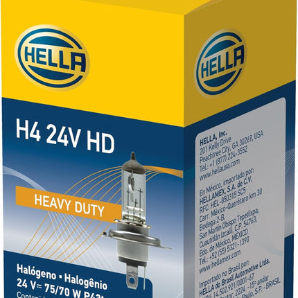 HELLA H4 24V HD Heavy Duty Bulb, 75/70W