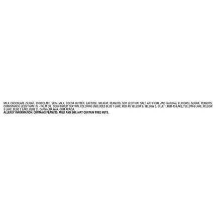 M&M'S Peanut Milk Chocolate Candy, Full Size, 1.74 oz