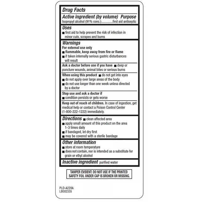 Member's Mark 91% Isopropyl Alcohol (32 fl. oz., 2 pk.)