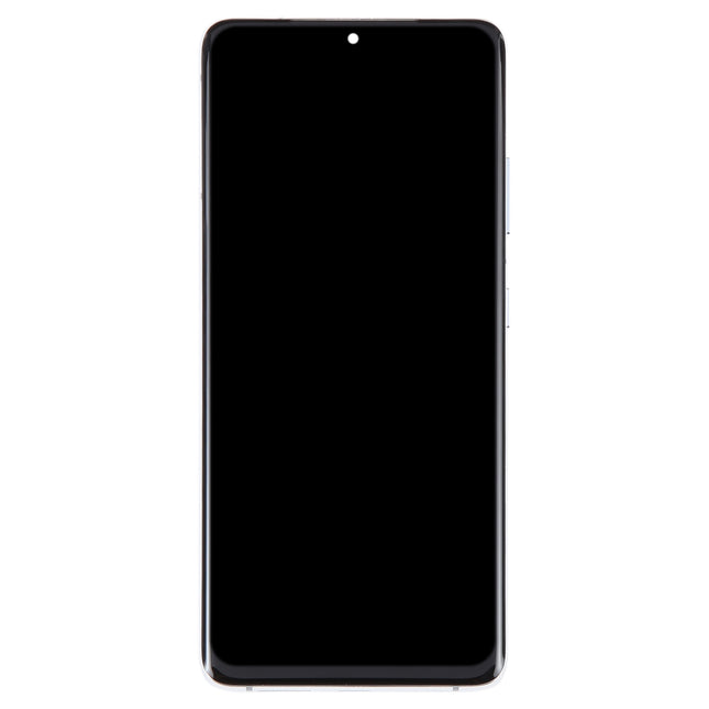 OLED LCD Screen For Samsung Galaxy S21 Ultra 5G SM-G998B Digitizer Full Assembly with Frame, Display Size: 6.78 inch (Silver)