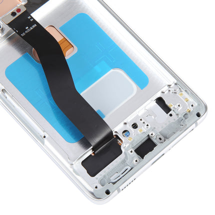 OLED LCD Screen For Samsung Galaxy S21 Ultra 5G SM-G998B Digitizer Full Assembly with Frame, Display Size: 6.78 inch (Silver)