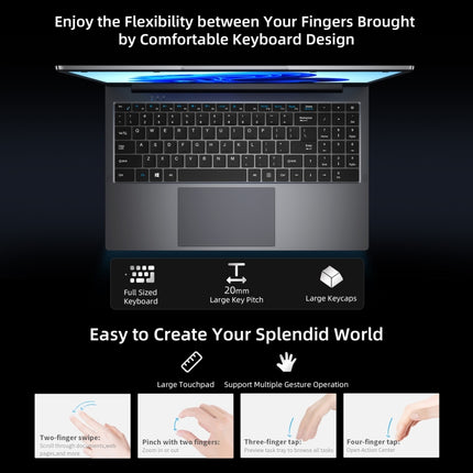 BMAX X15 Pro Notebook PC, 16GB+512GB ,
15.6 inch Windows 11 Intel Alder Lake N95(US Plug)