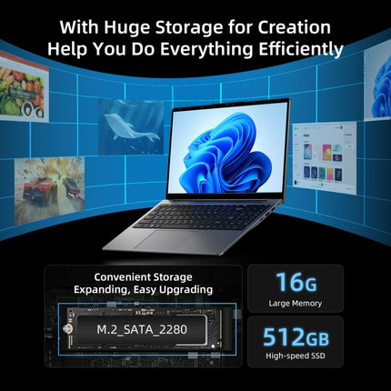 BMAX X15 Pro Notebook PC, 16GB+512GB ,
15.6 inch Windows 11 Intel Alder Lake N95(US Plug)