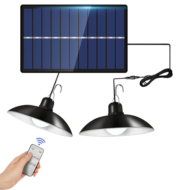 IP65 Waterproof Outdoor Solar LED Bulb Chandelier Indoor Lights, Spec: Single with Remote