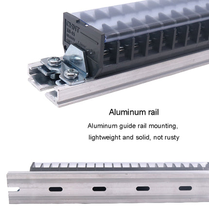 CHINT TD-1510 Terminal Block Rail Type Wiring Block Paralleling Wires Wire Connector
