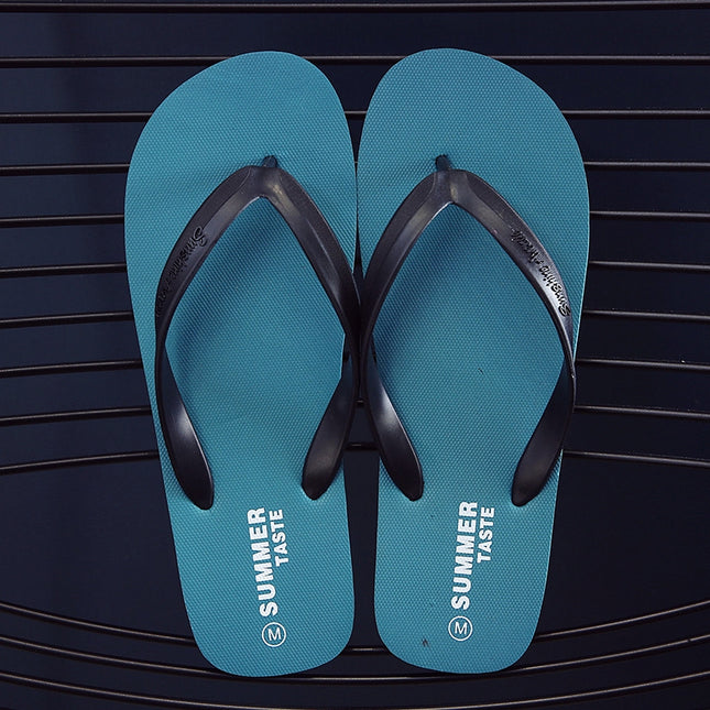 Men Slippers Student Flat Casual Non-Slip Flip Flops, Size: L 44-45(Sunshine)