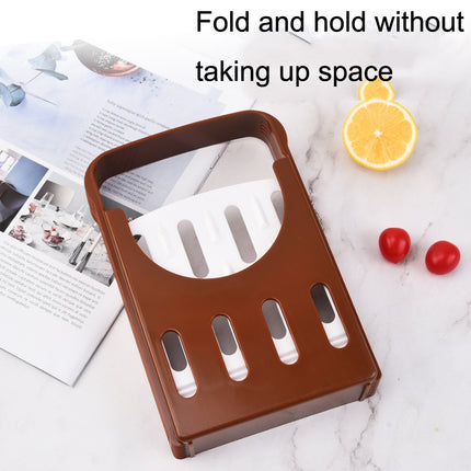 Home Baking Tool Bread Loaf Toast Kitchen Slicer Cutter(Brown)