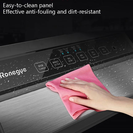 Ronegye Household Automatic Vacuum Packaging Machine Food Vacuum Machinery Small Vacuum Sealing Machine, CN Plug(Black)