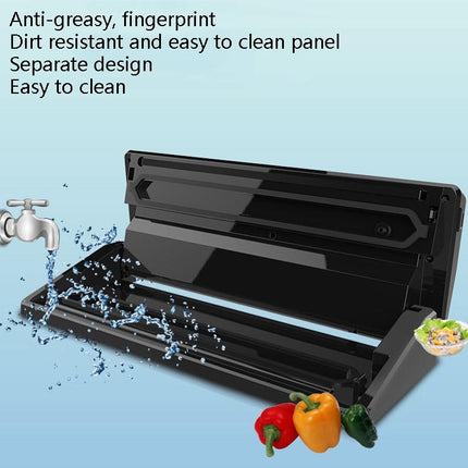Ronegye Household Automatic Vacuum Packaging Machine Food Vacuum Machinery Small Vacuum Sealing Machine, CN Plug(Black)