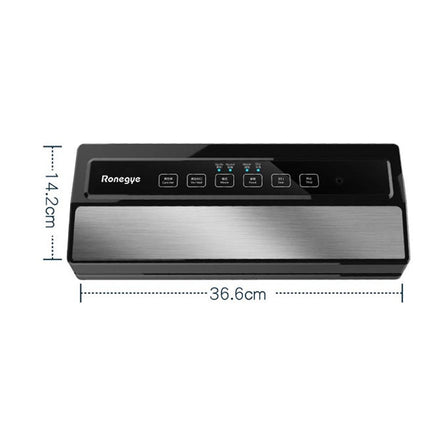 Ronegye Household Automatic Vacuum Packaging Machine Food Vacuum Machinery Small Vacuum Sealing Machine, CN Plug(Black)