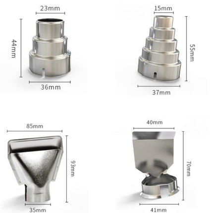 Hilda High Temperature Hot Air Industrial Hot Air Film Tool, Style:1800W